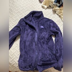 North face fuzzy jacket